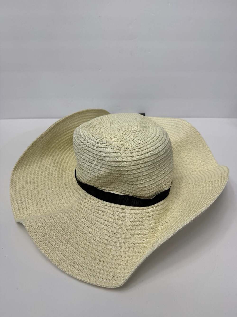 Beach Hats for Women - Wide Brim Straw Hat for Women Beige